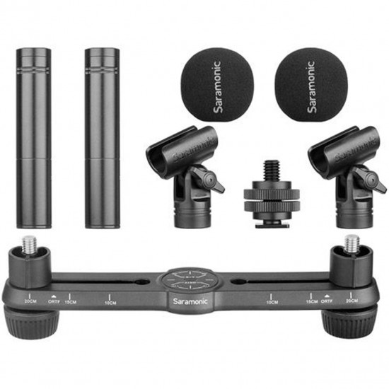 Microfon compact cu condensator cardioid Saramonic SR-M500 Matched Pair - Produs resigilat