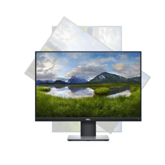 Monitor LED IPS DELL P2421, 24 inch, Full HD, DP, HDMI, DVI, 5 ms, Negru