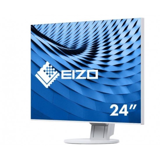 Monitor 24 inch Eizo FlexScan EV2456, Full HD, IPS, DP, HDMI, Alb