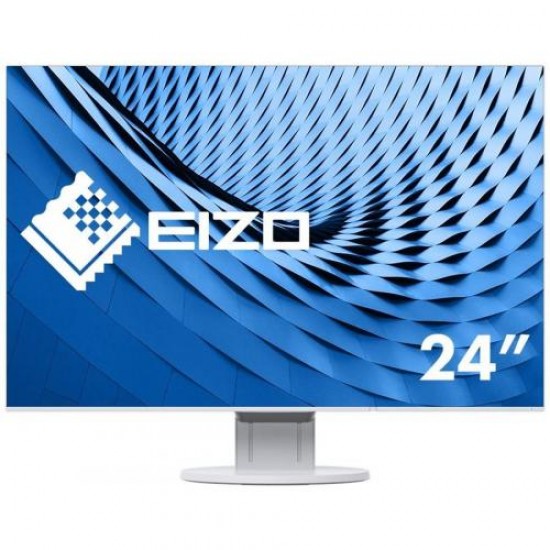 Monitor 24 inch Eizo FlexScan EV2456, Full HD, IPS, DP, HDMI, Alb