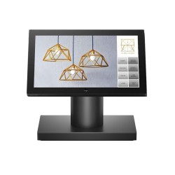 Sistem POS HP Engage One Pro Advanced Fanless Hub, Intel Core i5 10500E - 3.1 GHz, RAM 8 GB DDR4, SSD 256 GB, 15.6 inch, Full HD, Touchscreen, Wi-Fi, Camera