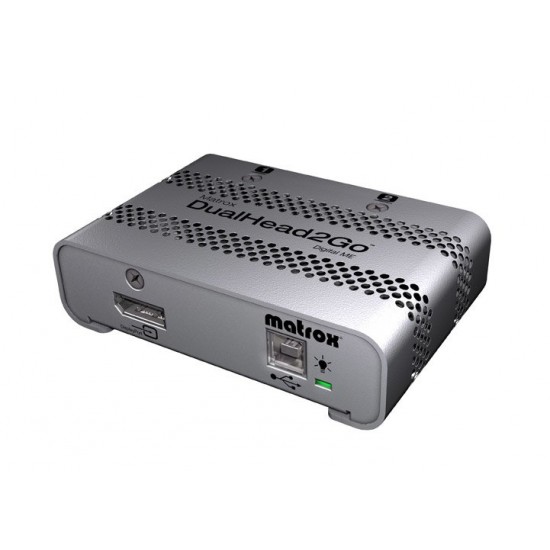 Modulul de expansiune grafică digitală Matrox DualHead2Go ME, D2G-DP2D-MIF, DisplayPort/DVI, Mini DisplayPort, USB