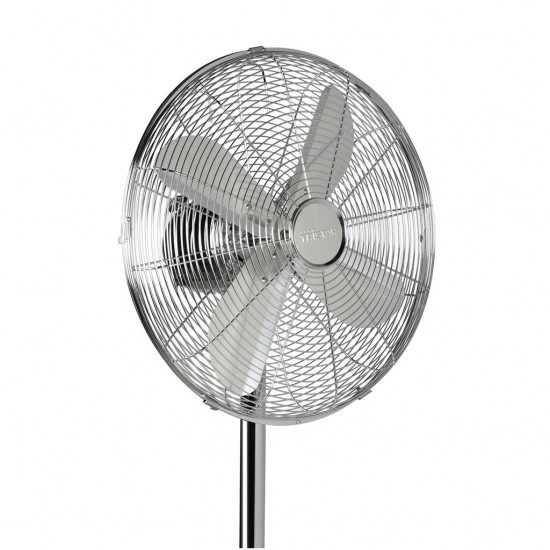 Ventilator metalic de podea Tristar VE-5951 cu suport, inox, 50 wati, diametru 40 cm, inaltime reglabila