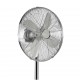 Ventilator metalic de podea Tristar VE-5951 cu suport, inox, 50 wati, diametru 40 cm, inaltime reglabila