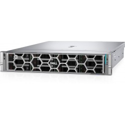 Server DELL PowerEdge R570. Intel Xeon 6  6511P - 2.3 GHz, 32 GB DDR5-SDRAM, Stocare 1,92 TB, 1100 W, Redundant sursa de alimentare (RPS) sprijin, Sasiu: Cabinet metalic (2U) - PRODUS NOU
