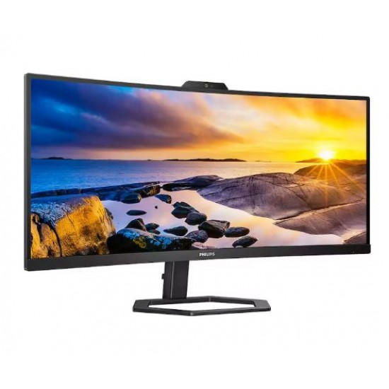 Monitor Curbat WLED VA Philips 34E1C56 34" WQHD 100Hz 4ms HDMI DisplayPort USB USB-C Webcam
