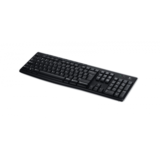 Tastatura Logitech K270, Wireless, Negru -Produs resigilat