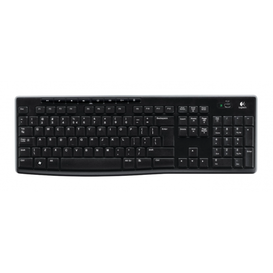 Tastatura Logitech K270, Wireless, Negru -Produs resigilat