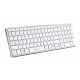 Tastatura Voxicon 300-White, Ultra Thin, Wireless -Produs resigilat