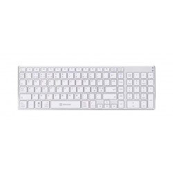 Tastatura Voxicon 300-White, Ultra Thin, Wireless -Produs resigilat