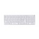 Tastatura Voxicon 300-White, Ultra Thin, Wireless -Produs resigilat