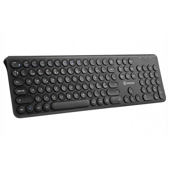 Tastatura Voxicon DK-282WL-B black, Slim Metal, Wireless -Produs resigilat