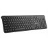Tastatura Voxicon DK-282WL-B black, Slim Metal, Wireless -Produs resigilat