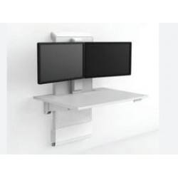 Suport 2 monitoare Ergotron JUV Dual Monitor Riser Kit pentru JUV Wall Mount - Produs nou