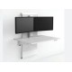 Suport 2 monitoare Ergotron JUV Dual Monitor Riser Kit pentru JUV Wall Mount - Produs nou