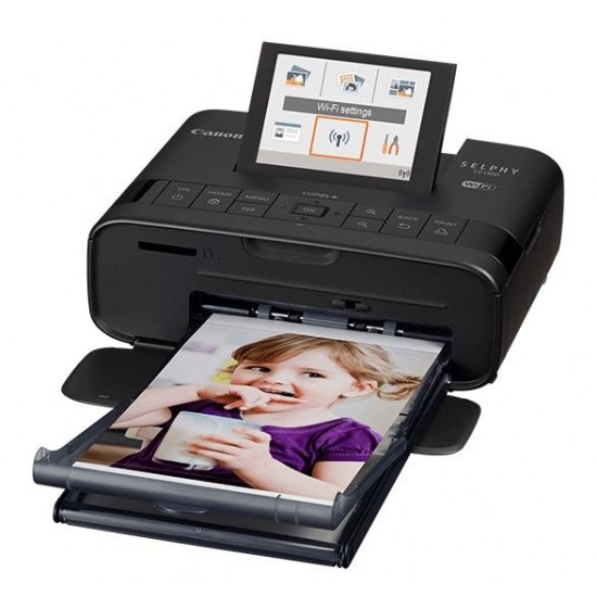 Imprimanta foto Canon SELPHY CP1300, WiFi, AirPrint, Negru - Produs resigilat