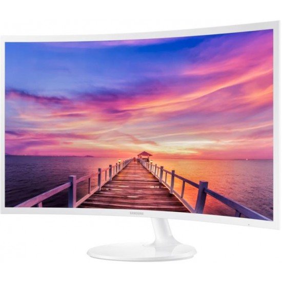 Monitor Samsung C32F391FWU 32 inch Full HD, Curbat, 4ms, DP, HDMI, Alb