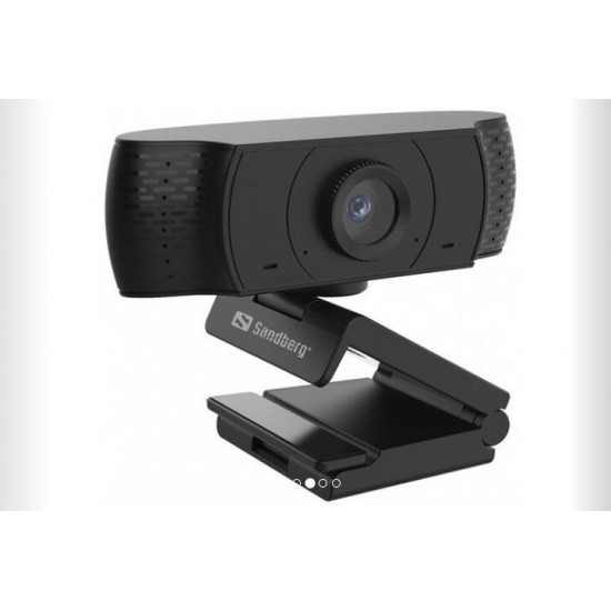 Camera web Sandberg USB Office Webcam 1080p HD, Negru - Produs resigilat