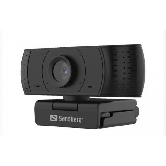 Camera web Sandberg USB Office Webcam 1080p HD, Negru - Produs resigilat