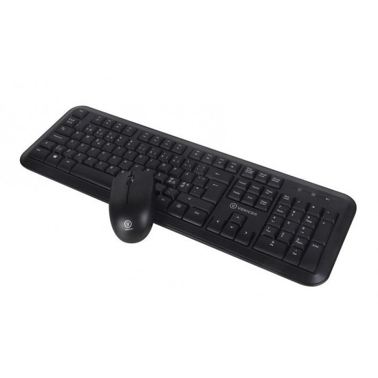 Kit tastatura + mouse Voxicon 210WL, Wireless, Negru - Produs resigilat