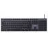 Tastatura Voxicon DK-285W Black, Slim Metal, Wired -Produs nou