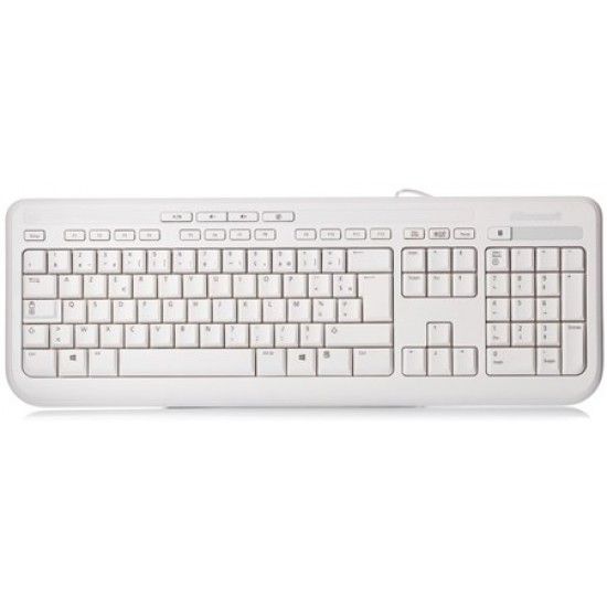 Tastatura  Microsoft Wired 600, USB, ALB - Produs resigilat