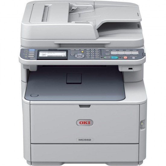 Multifunctional laser color A4 Oki MC562dnw, 30 ppm, Duplex, Wireless, Retea,USB