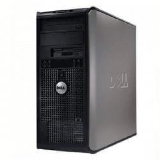 Calculator Dell Optiplex 755 Tower, Intel Core 2 Quad Q6600, 2.4 GHz, RAM 4GB DDR2, HDD 320 GB SATA, DVD-ROM, PCIE