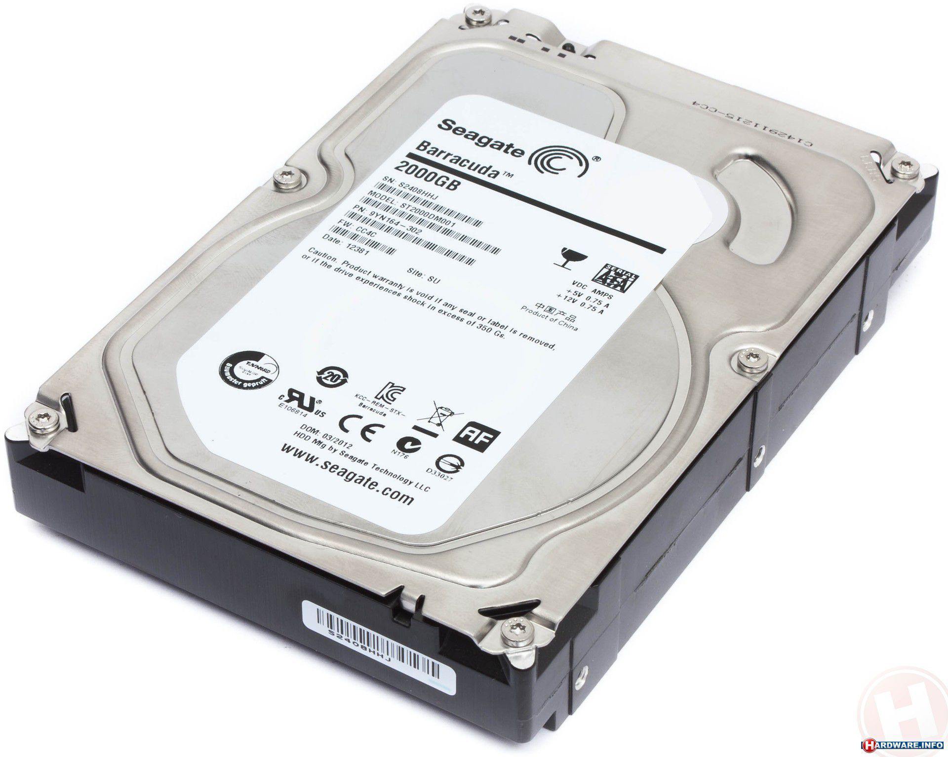 Hard Disk Desktop SEAGATE ST2000DM001 - 2TB, 64 MB, 7200 rpm, SATA 3